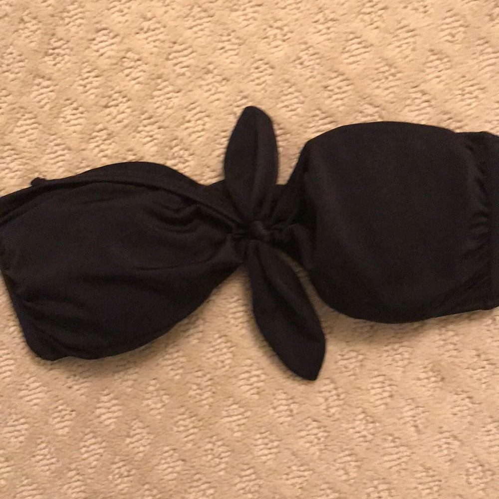 VS black tie bikini top